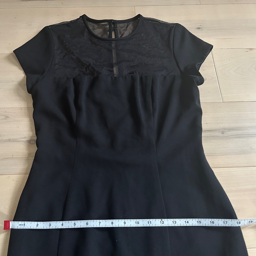Vintage Kathryn Conover By Night Black Cocktail Midi Dress Size 8 - Picture 8 of 16